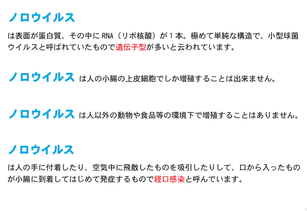 ノロウイルスの特徴
