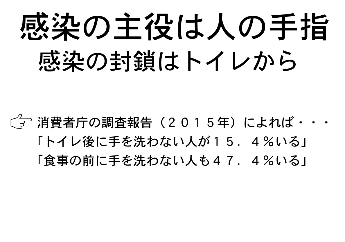 ノロウイルスのシーズン到来