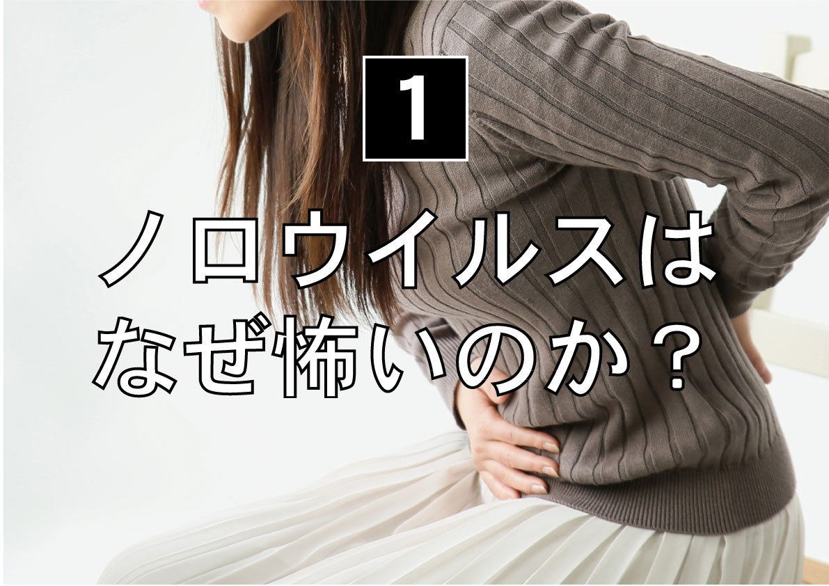 ノロウイルスのシーズン到来