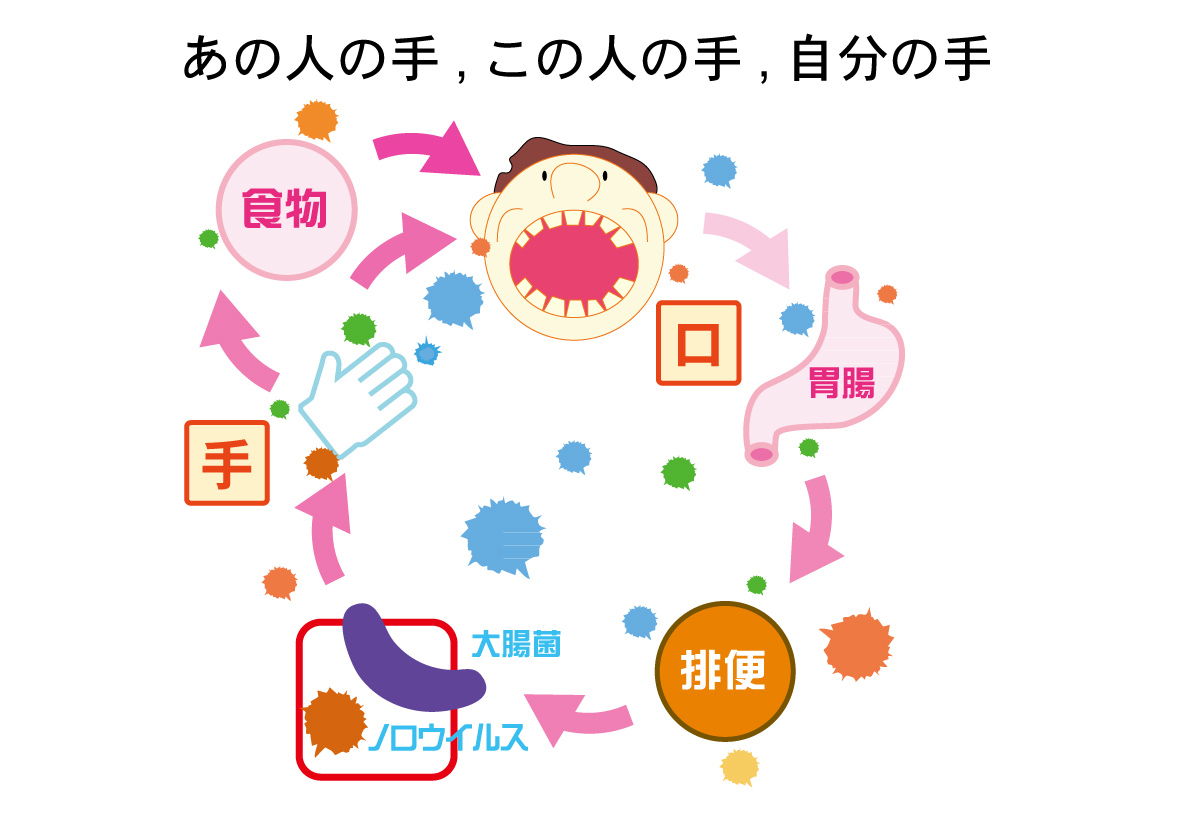ノロウイルスのシーズン到来